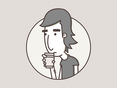 Me avatar coffee illustration personal