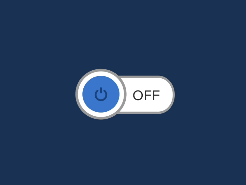 On Off Toggle GIF after effects animation gif motion graphics on off switch toggle turn off turn on