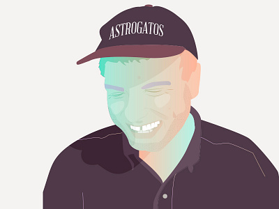 Mac DeMarco demarco illustration mac neon portrait