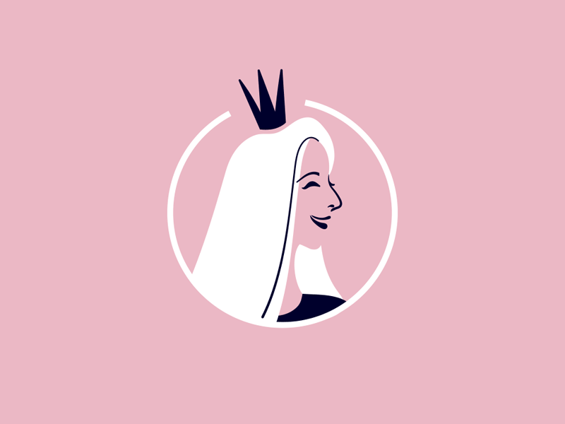 fashion consultancy brand animation circle crown fashion gif heart king new logo star