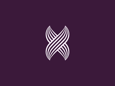 X abstract brand design letter logo luxury mark optical symbol type typography x