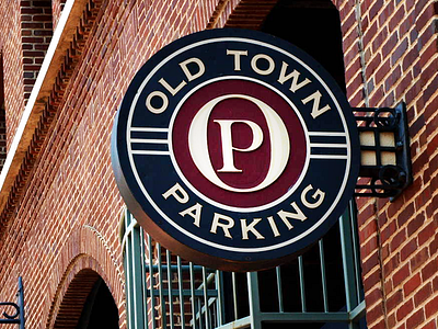 Wichita Old Town Parking Sign old parking sign town wichita