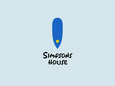 Simpsons House bart google maps hair home homer house location marge pin pin mark simpsons