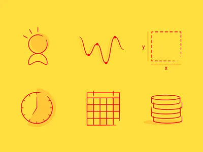 Icon design for FIT 2d flat icon iconography icons line line icon opacity overlay vector