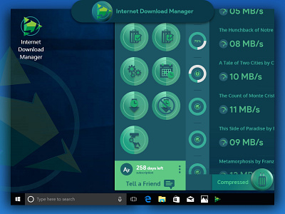 internet download manager sneak peek cyan download downloader green identity idm redesign ui ux uxguard