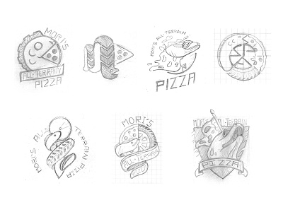 Mori Lineup eel logo patches pizza racing