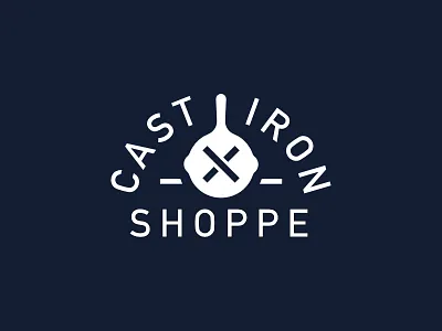 Cast Iron Shoppe cast iron pan logo