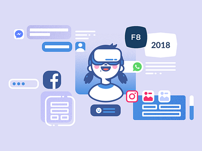 A Designer’s Takeaways From Facebook F8 2018 ar chatbots f8 facebook social media vr