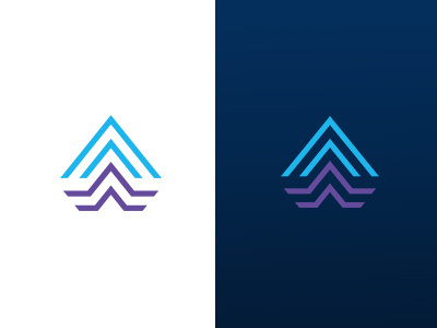 MSD SYMBOL COLLECTION 048 a collection flatcolor identity logo minimal symbolmark triangle