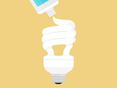 #1 alejandromilàstudio conceptual illustration illustration illustrator light toothpaste vector