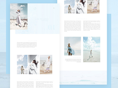 Fashion spread design fashion ui ux webdesign website