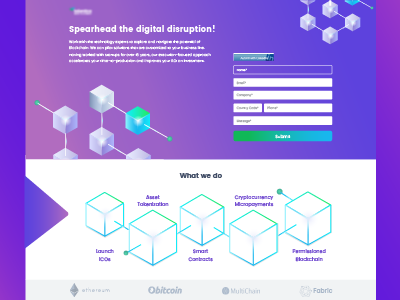 Blockchain blockchain blockchain concept cube