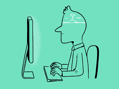 #2 alejandromilàstudio conceptual illustration desire holidays illustration illustrator late vector working