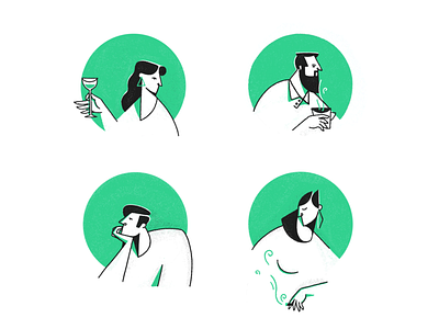Study 01 flat illustration procreate shape texture