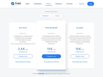 Pricing analytics blue button clean ghost hover link pricing shadow sport toggle white