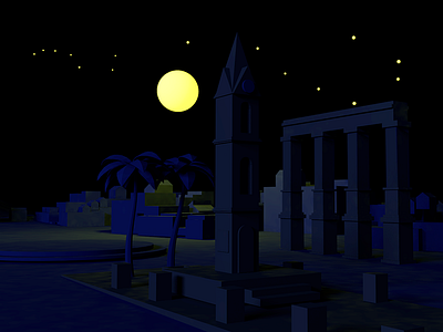 Jaffa starry night c4d jaffa tlv