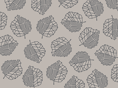 Artificial / Organic (pattern) editorial illustration