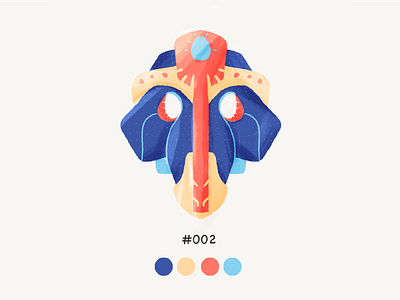 Masked Two. color design illustration mask