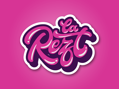 La Rezt challygraphy fatamorkidd handlettering typeface typography