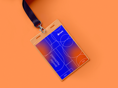 Unused Exploration for UNITE '18 art creative direction lanyard shopify unite