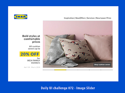 Image Slider ikea image imageslider slider ui uidaily ux