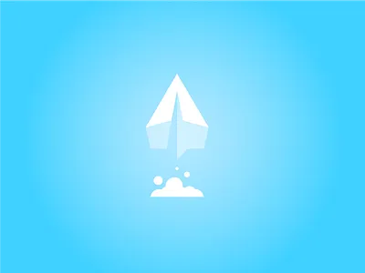 Paper Airplane Vertical Liftoff airplane clear fly liftoff paper rocket sky takeoff