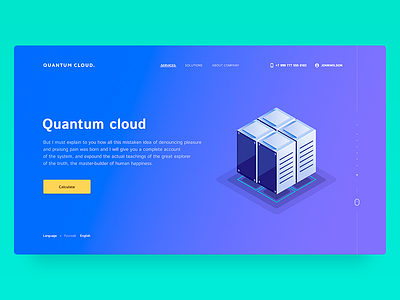 Quantum Cloud analytics cloud dedicated server quantum cloud servers storage server ui ux