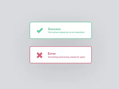 Daily UI - Error Messages ui ui design user experience ux web web design