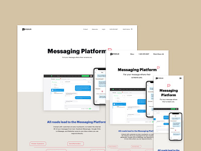 Working to make something better! colours page product responsive tan ui ux web website