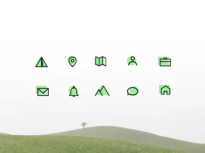 icon set - dailyUi 055 daily ui challenge dailyui dailyui055 icon set icons travel