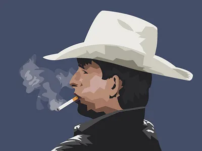 Illustration apparel apparel design bull rider cowboy illustration portrait t shirt t shirt design vector vector illustration