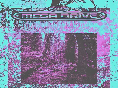 Day 186 bold cyberpunk glitch grunge poster punk techno type typography vaporwave