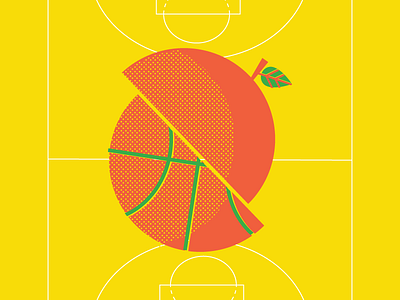 Healthy food + sport cartaz dots double dynamic food illustration popart poster school spain sport yellow