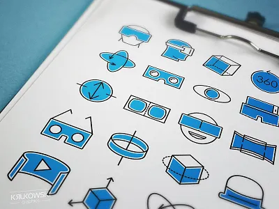 Virtual Reality VR Icon Set headset icon reality symbol vector virtual vr