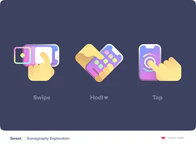 Sweet Icons app blockchain crypto drawing ico iconography icons illustration mark token ui website