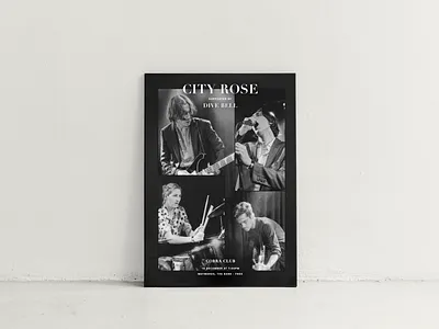 City Rose - Gig poster band poster