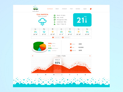 Cleverwash Dashboard design ui ux web