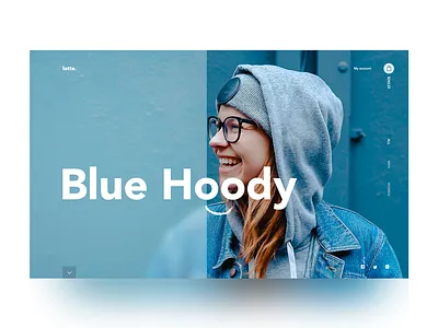 Minimalistic Product Page ecommerce fashion hoody landingpage minimal minimalism web
