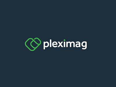 PlexiMag Logo Design acrylic branding design logo shop