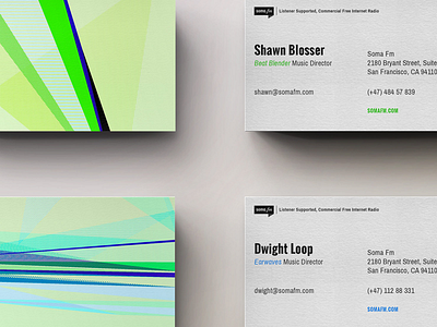 Soma Fm Branding branding business cards music radio visual direction