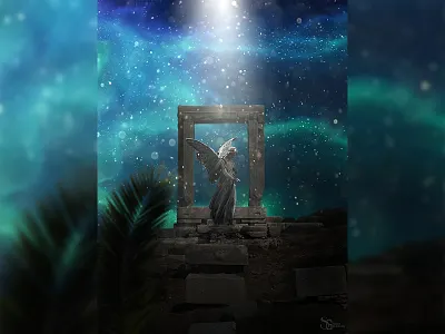 Angel adobe angel art behance color design digital graphic manipulation photomanipulation photoshop