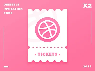 Dribbble invitation code x 2 china color dribbble invitation