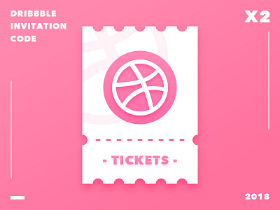 Dribbble invitation code x 2 china color dribbble invitation