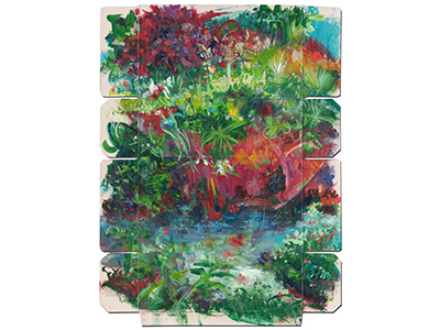 Jungle in a box 140 art boxes caixas desenhos embalagens painting paisagens pinturas tulio fagim tuliofagim