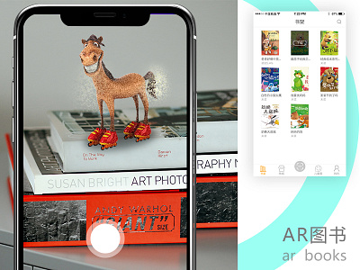 Ar Books app ar ui