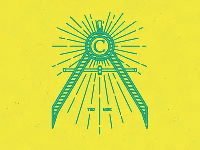 Compass c compass line mid century retro