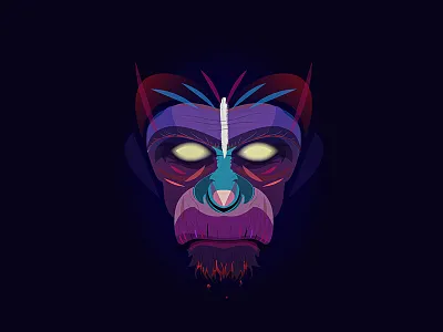 Gorilla art bigmonkay design gorilla gradient grafist victor work