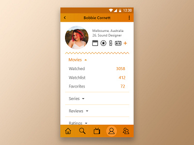 Daily UI #006 - User Profile daily ui daily ui 006 design user profile