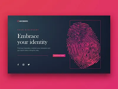 Mindbody Sign Up UI dark fitness identity landing mindbody sign up