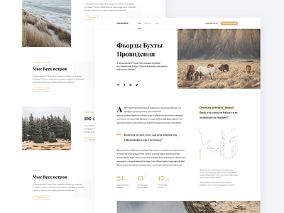 Chukotka agency chukotka clean interface minimal photography tourism travel ui ux web web design